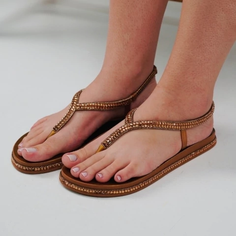 Sándalia Talita Bronze
