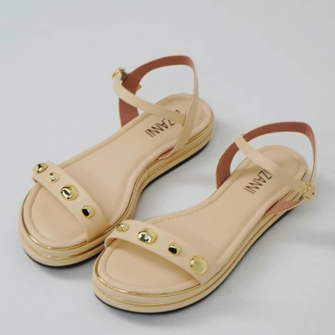 Sandália Camelia Ouro Napa Like Tiramissu