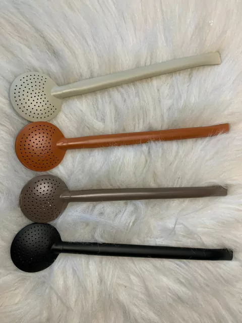 Bomba de Chimarrão Inox Colorida Fosca Sem Rosca Diversas Cores - comprar online