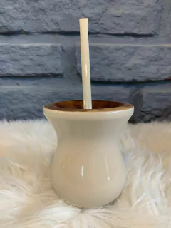 Kit Chimarrão: Cuia Colorida + Bomba colorida - InemoChimas