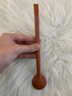 Bomba de Chimarrão Inox Colorida Fosca Sem Rosca Diversas Cores