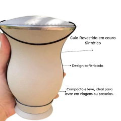 Cuia Colorida de Porongo Revestida em Material Sintético