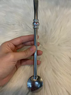 Bomba de Chimarrão Com Aplique Sem Rosca Diversas Modelos