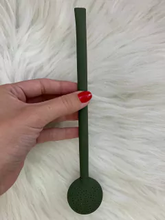 Bomba de Chimarrão Inox Colorida Fosca Sem Rosca Diversas Cores - comprar online