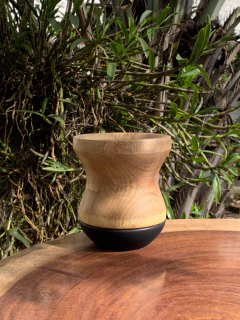 Imagem do Cuia Bicolor Invertida Para Chimarrão em Madeira Diversas Cores