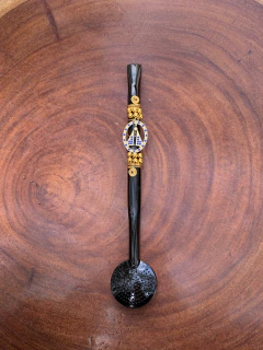 BOMBA INOX COLORIDA COM PINGENTE - InemoChimas