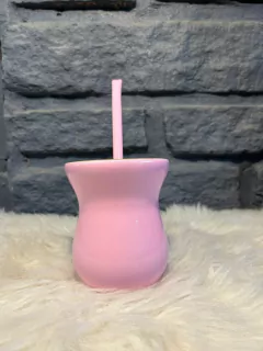 Imagem do Kit Chimarrão: Cuia Colorida + Bomba colorida