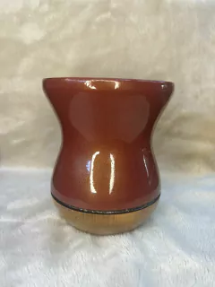 Cuia Bicolor Para Chimarrão em Madeira Perolada Diversas Cores na internet