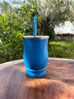 Kit Tereré: Cuia + Bomba de Inox Colorida Diversas Cores