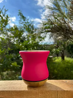 Cuia Bicolor Fosca Para Chimarrão em Madeira Diversas Cores na internet