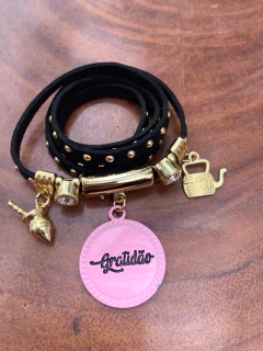 Pulseira / Schoker para cuia de chimarrão GRATIDÃO COLORIDA - comprar online