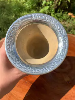 Cuia de Chimarrão Porongo Torpedo Bocal Inox Colorida - InemoChimas