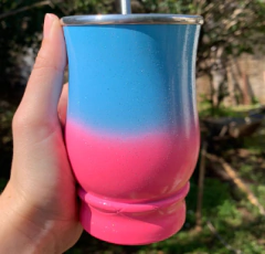 Cuia Copo Para Tereré Colorida em Alumínio Diversas Cores - InemoChimas