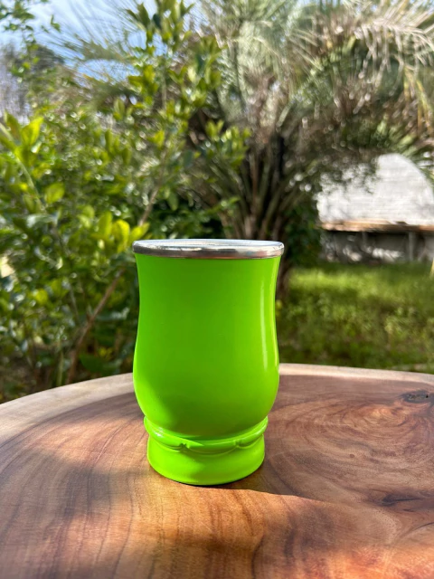 Cuia Copo Para Tereré Colorida em Alumínio Diversas Cores - comprar online