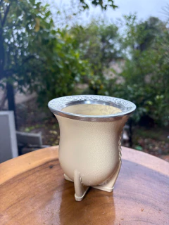 Cuia de Chimarrão Porongo Torpedo Bocal Inox Colorida - InemoChimas