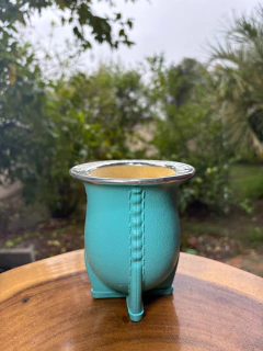 Cuia de Chimarrão Porongo Torpedo Bocal Inox Colorida - loja online