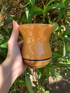 Cuia Bicolor Para Chimarrão em Madeira Diversas Cores - InemoChimas