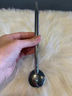 Bomba de Chimarrão Inox Colorida Sem Rosca Diversas Cores