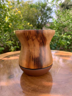 Cuia Bicolor Invertida Para Chimarrão em Madeira Diversas Cores