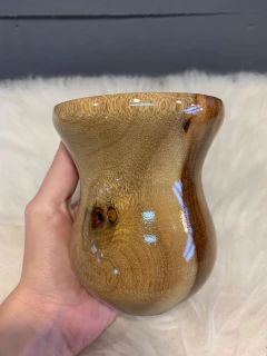 10 X Cuia de Madeira Envernizada GRAVADA na internet