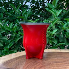 Cuia de Chimarrão Porongo Torpedo Bocal Inox Colorida - comprar online