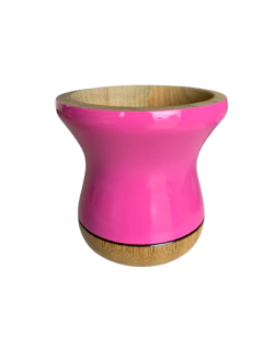 10 X Cuia Bicolor Fosca Para Chimarrão em Madeira GRAVADA Diversas Cores - comprar online