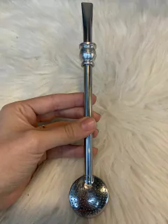 Bomba de Chimarrão Com Aplique Sem Rosca Diversas Modelos