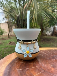 Imagem do Pulseira / Schoker para cuia de chimarrão (ESPECIAL FLORES)