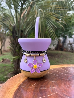 Pulseira / Schoker para cuia de chimarrão (ESPECIAL FLORES) - InemoChimas