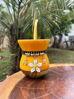 Pulseira / Schoker para cuia de chimarrão (ESPECIAL FLORES)