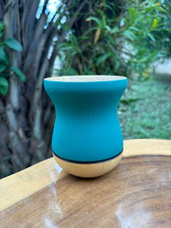 Cuia Bicolor Fosca Para Chimarrão em Madeira Diversas Cores na internet