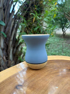 Cuia Bicolor Fosca Para Chimarrão em Madeira Diversas Cores - InemoChimas