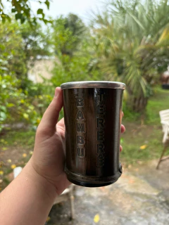 Cuia Copo Para Tereré Bambu em Alumínio Diversas Cores - comprar online