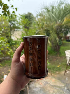 Cuia Copo Para Tereré Bambu em Alumínio Diversas Cores - InemoChimas