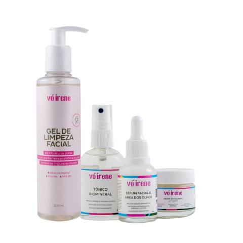 Quarteto Skincare Vó Irene - para quem quer rotina de verdade - comprar online