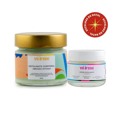 Duo de Esfoliantes Vó Irene - pele equilibrada sem esforço - comprar online