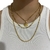 Collar dorado doble - comprar en línea