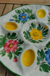 Porta-ovos de cerâmica italiana pintado à mão - comprar online
