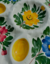 Porta-ovos de cerâmica italiana pintado à mão - Garimpados Europeus - Loja de Antiguidades e Decoração Vintage