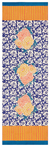 Camino de mesa Arabesque Corolla Blue Natural - Lisa Corti en internet