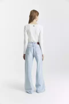 Jean Wide Leg Recortes - comprar online