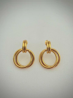Brinco Elos Dourado à Prova d’Água - comprar online