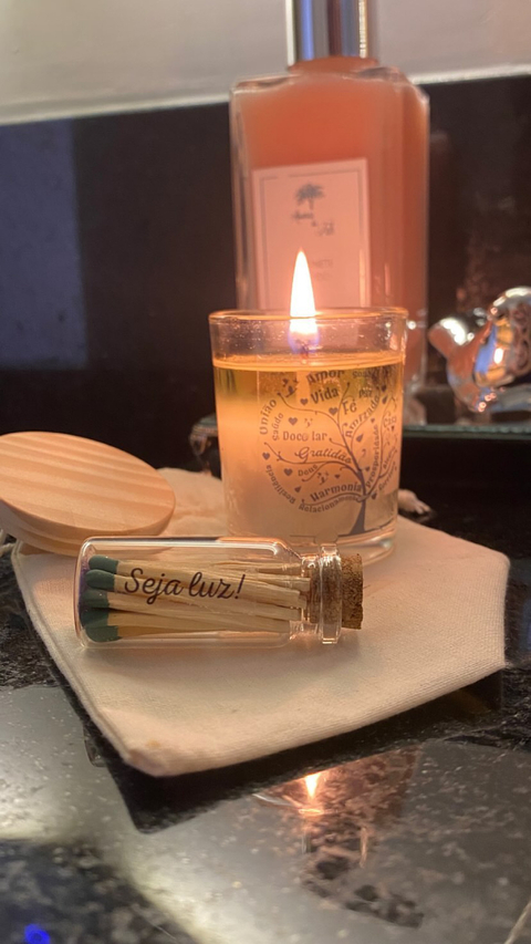 Vela perfumada árvore da vida