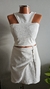 Cropped off white P/M - loja online