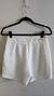 Short off white P - loja online