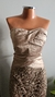 Vestido elegante dourado M/40 - comprar online