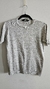 Blusa tricot cinza M - comprar online