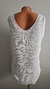 Blusa tricot branca G - comprar online