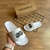 CHINELO SLIDE COMPLY BRANCO/PRETO - comprar online