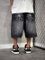 BERMUDA JEANS JORDS TRIPSIDE “TELA UP” USED BLACK